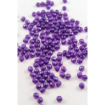 Koyu Mor 6 Mm Dünya Akrilik Boncuk Aksesuar 25 Gram