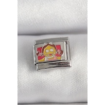 316l Çelik Gümüş Renk Renkli Çocuk İşlemeli Nomination Charm Çok Renkli