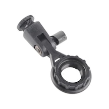 Xindoker Plastik Mikrofon Tutucu, 22mm Konik Bağlantı, 180 Açı Ayarlamalı, 5/8-3/8 Uç Parça, Stüdyo/ofis Kullanıma Uygun, Dayanıklı Ve Taşınabilir Siyah