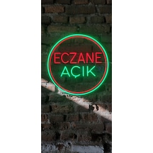 Açık Eczane Yazısı Neon Led Aydınlatma