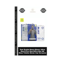Özel Üretim Blueo İphone 16pro Max/17pro Max/18pro Max Hd Glass Telefon Ekranı Cep Koruyucu