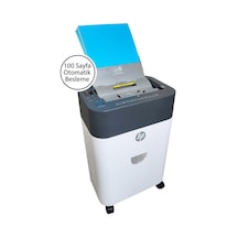 Hp Oneshred Auto 100cc Otomatik Beslemeli Evrak İmha Makinesi-p4-çapraz Kesim-4,3x12mm-17lt