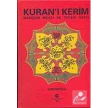 Kuran'ı Kerim Manzum Meali ve Tefsir Özeti - Adil Ali Atalay Vaktidolu - Can Yayınları (Ali Adil Atalay)