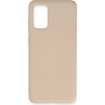 Newface - 58 - Samsung Galaxy S20 Kılıf Nano İçi Kadife Silikon - Matxzngz - - Pudra