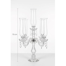 Ryhtym 5 Kollu Jumbo Samdan 43x43x70 Cm Şeffaf