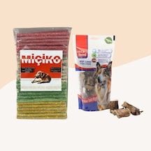 Miçiko Renkli Munchy Köpek Ödülü 100'lü + Dana Ciğer 100 G