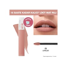 Maybelline New York Super Stay Matte Ink Likit Mat Ruj 05 Loyalist Nude