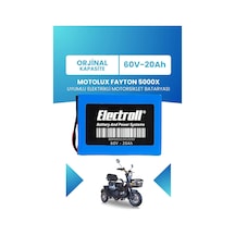 Motolux Fayton 5000x Uyumlu Batarya Lifepo4 60v 20ah Elektrikli Motorsiklet Bataryası