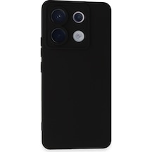 Xiaomi Redmi Note 13 Pro 5g Uyumlu Kılıf Nano İçi Kadife Silikon - Siyah
