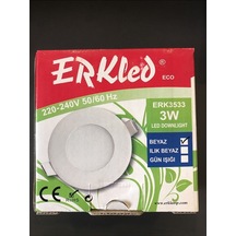 Erkled 3W Led Panel Spot Sarı Işık Sıva Altı