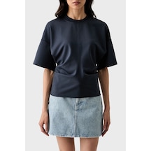 Calvin Klein Logolu Oversize Yuvarlak Yaka T Shirt Lv047g235gcge Bayan T Shirt Lv047g235g Cge Lacivert