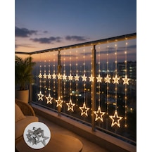 Astraltech Yıldız Figürlü Perde Peri Led 3x3 Metre Çok Renkli