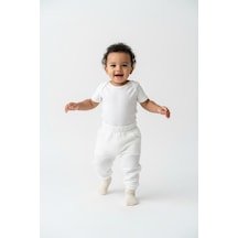 Tiffany Baby & Kids Müslin White Tasarımlı Tek Alt beyaz