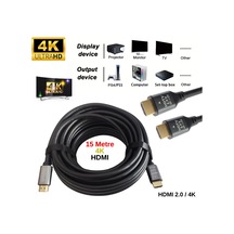 Gabble 15 Metre Hdmı 2.0 Kablo 4k 60hz Ultra Hd Altın Uçlu Tv Monitör Projeksiyon Ps5 Xbox