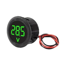 Dijital Voltmetre Dc4-100v Yeşil Araç Karavan Motorsiklet Yat Tekne