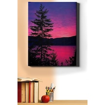 Webstyle Sayılarla Boyama Seti Kasnaklı Gün Batımı Ve Ağaç 50 X 65 Cm