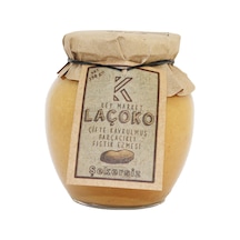 Laçoko Şekersiz Katkısız Glutensiz Vegan Doğal Çifte Kavrulmuş Parçacıklı Yer Fıstığı Ezmesi 350 G
