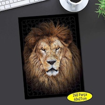 Huysuz Aslan Hayvan 240 Parça Puzzle Yapboz Tablo-65506897