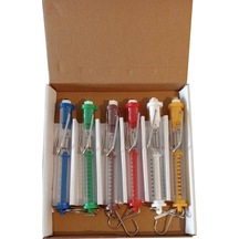 Dinamometre 6’lı Set 2.5 N 5 N 10 N 20 N 30 N 50 N Dinamometre 6’lı Set 2.5 N 5 N 10 N 20 N 30 N 50 N