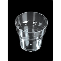 Sert Plastik Kristal Bardak 180 Cc - 25'Li