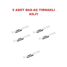 Sr-550 Nc Elektrikli Basaj Kilidi Tırnaklı 12v Dc 280 Kg Fail Secure Ahşap Metal Pvc Kapı Kilidi 5 Adet