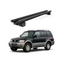 Pençe Mitsubishi Montero 1999-2006 Uyumlu Siyah Ara Atkı 135cm Port Bagaj Tavan Barı