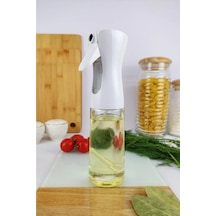 Yemeklik Yağ Spreyi Airfryer Yağdanlık Zeytinyağı Ve Limon Yağı Sprey Şişesi Püskürtmeli Beyaz Diğer
