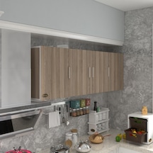 Kenzlife hazır mutfak silvanus crd 060*180*22 mutfak banyo dolabı kapaklı raflı