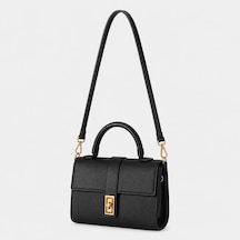 Housebags Kadın Kilit Sistemli El Ve Omuz Çantası Siyah