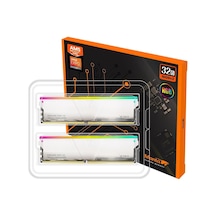 Manta Xsky Rgb 32gb 2x16gb Ddr5 6400mt/s Cl32 1.4v, Amd Expo Uyumlu, Sk Hynix Ic, Beyaz Masaüstü Bellek Ram / Tmxsal
