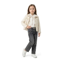 Xo Kids Kız Çocuk Alt Üst Takım 3-7 Yaş 4751 Ekru