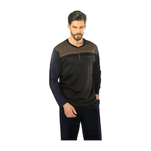 Pierre Cardin 5190 Erkek Jakarlı Pijama Takımı Damatlık Kutulu Bordo