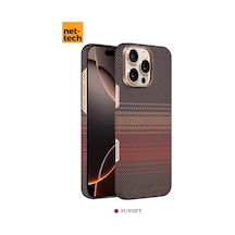 Nettech Apple Uyumlu iPhone 16 Pro Nt-n076 Kevlar Karbon Arka Koruma Kılıf - Mavi Mavi