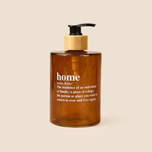 Cam Sıvı Sabunluk - Amber / Siyah - 450 Ml Çok Renkli