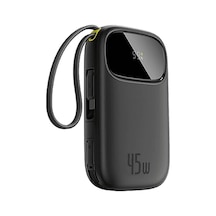 Baseus EnerFill FC31 10000 mAh 45 W Taşınabilir Şarj Cihazı Siyah
