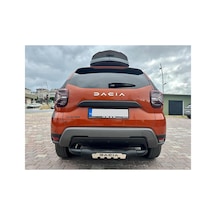 Dacia Duster 2010+ Arka Tampon Koruma Demi Ri Si Yah Duster Yazili Off-road