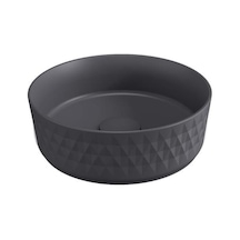 Isvea Artısan Edition Rombo Tezgah Üzeri Lavabo 36CM Antrasit
