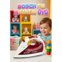 Bosch Lisanslı Orjinal Pilli Sesli Işıklı Su Hazneli Su Püskürtebilen Fonksiyonel Oyuncak Ütü 1