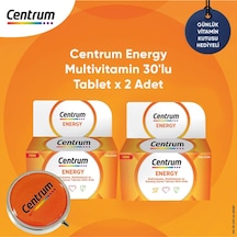Centrum Energy Multivitamin 2 x 30 Tablet + Günlük Vitamin Kutusu