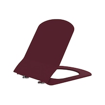 Elegant Duroplast Yavaş Kapanan Klozet Kapağı Berry Bordo