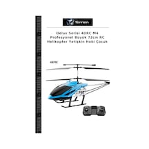 Delux Serisi 4drc M4 Profesyonel Büyük 72cm Rc Helikopter Yetişkin Hobi Çocuk