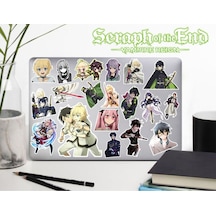 Owari Seraph Of The End Sticker Telefon Laptop Notebook Tablet Defter Matara Sticker Etiket Diğer