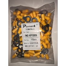 Pannect Yuvarlak Kablo Pabucu 806 M8 100 Adet