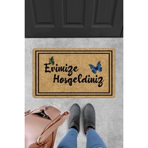 Evaşk Kapı Önü Paspası Vinil Kaymaz Tabanlı 45 X 70 Evaşkdm10074