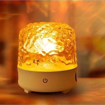 Opulentliving Geeroyoo 3 Renkli Şarjlı Led Su Dalgası Projektörü, Bluetooth Işık Gösterisi, 13x11.3x11.3cm Diğer