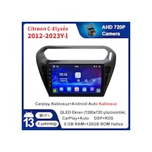 Citroen-c-elysée-2012-2023yıl Carplay 9inç 8/128gb Multimedya