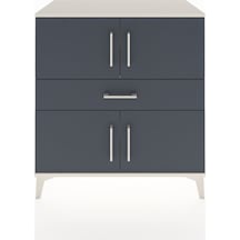 Hyperion Şifonyer 3 Raflı Tek Çekmeceli 4 Kapaklı 88x44x96 Ay... Aytaşı