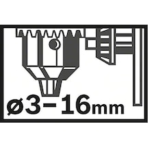 Aksesuar-r 1608571057 Matkap Kovanı Kavrayıcı Kadar 16 Mm 3 16 Mm, 1,6 Cm 0,625 İnç 16