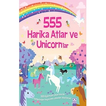 555 Eğlenceli Çıkartma - Harika Atlar ve Unicorn'Lar
