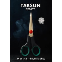 Lexroo Taksun Paslanmaz Çelik Makas, 14 Cm, C2005t, Keskin Bıçak, Ofis, Okul Kullanımı, Çok Amaçlı